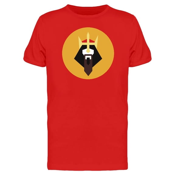 Color Geometric Bearded King Tee Men's -Image by Shutterstock