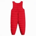 thumbnail image 6 of HCNTES Children's Insulated Snowsuit with Adjustable Shoulder Straps Kids Winter Bib Overalls for Snow Fun(A-Red,2-3 Years), 6 of 6