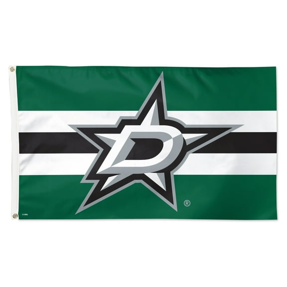 WinCraft Dallas Stars 3' x 5' Team Stripe Deluxe Single-Sided Flag