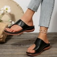 thumbnail image 4 of Mepaouo Sandals for Women Comfortable Orthopedic Wedge Shoes Womens Dressy Summer Walking Flip Flops, 4 of 8