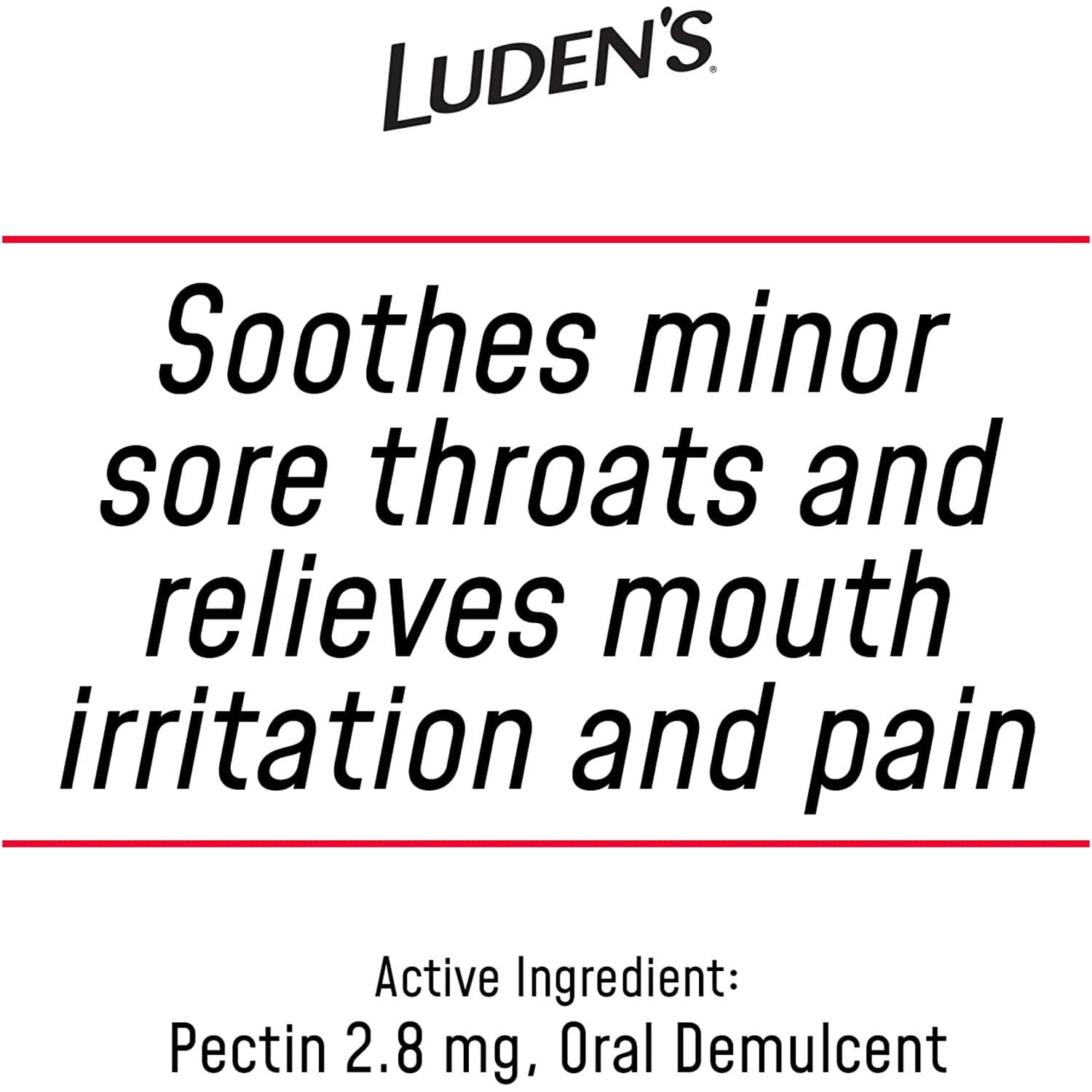 Luden's Deliciously Soothing Throat Drops, Sugar-Free Wild Cherry Flavor, 25 CT, 6 Pack