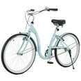 thumbnail image 5 of VIRIBUS 24" Womens Cruiser Bike Beach City Bicycle with Dual V-Brakes Single Speed Blue, 5 of 13