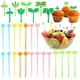 thumbnail image 1 of Billuyoard 28 piezas pastel postre fruta tenedor seguro y adecuado para todas las ocasiones decoración de fiesta Navidad Kits de decoración para fiestas, 1 of 6