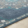 thumbnail image 6 of Alfresco Denim 7'3" Round Traditional Indoor/Outdoor Round Area Rug, 6 of 6