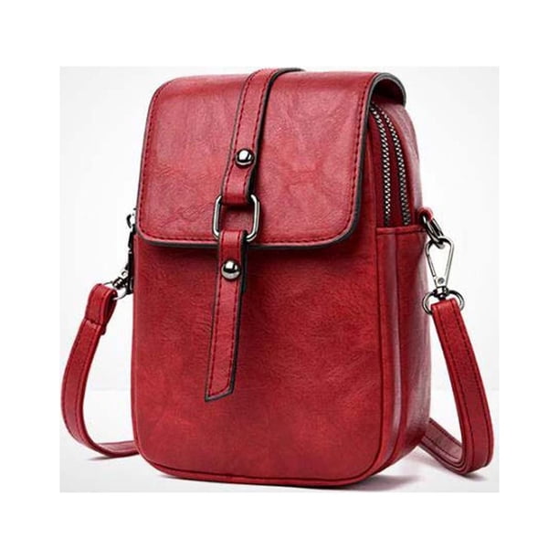 XWSHYW Contenedores de Almacenamiento Bolso Bandolera Versus Unsolo Hombro, Minibolso para Mujer Parallevar Teléfonos Móviles