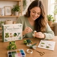 thumbnail image 5 of 3D Beaded Gnome Craft Kit,DIY Handmade Bead Art Set for Kids,Teens & Adults,Beginner-Friendly Craft Activity with Full Materials & Instructions (#15), 5 of 12