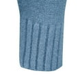 thumbnail image 6 of IROINNID Men's Sweater Turtleneck Long Sleeve Jumper Mid-Length Solid Color Loose Pullover Winter Half High Collar Sweater Coat Undershirt, 6 of 8