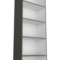thumbnail image 4 of Nmkwnr 5 Open Shelves Book Dispaly Shelf Bookcase for Home, Office, Gray + White, 4 of 8