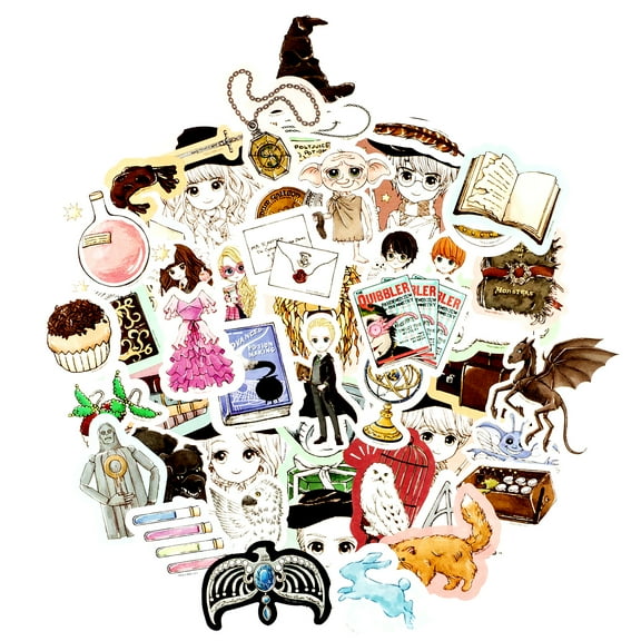 Conquest Journals Harry Potter Magical Characters & Icons Vinyl Stickers