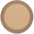 thumbnail image 1 of Couristan Recife Checkered Field Indoor/Outdoor Area Rug, 7'6", Natural-Cocoa, 1 of 2