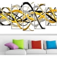 thumbnail image 2 of Design Art HelixExpression Abstract Art Canvas, 5 Panels, 60" x 32", 2 of 2