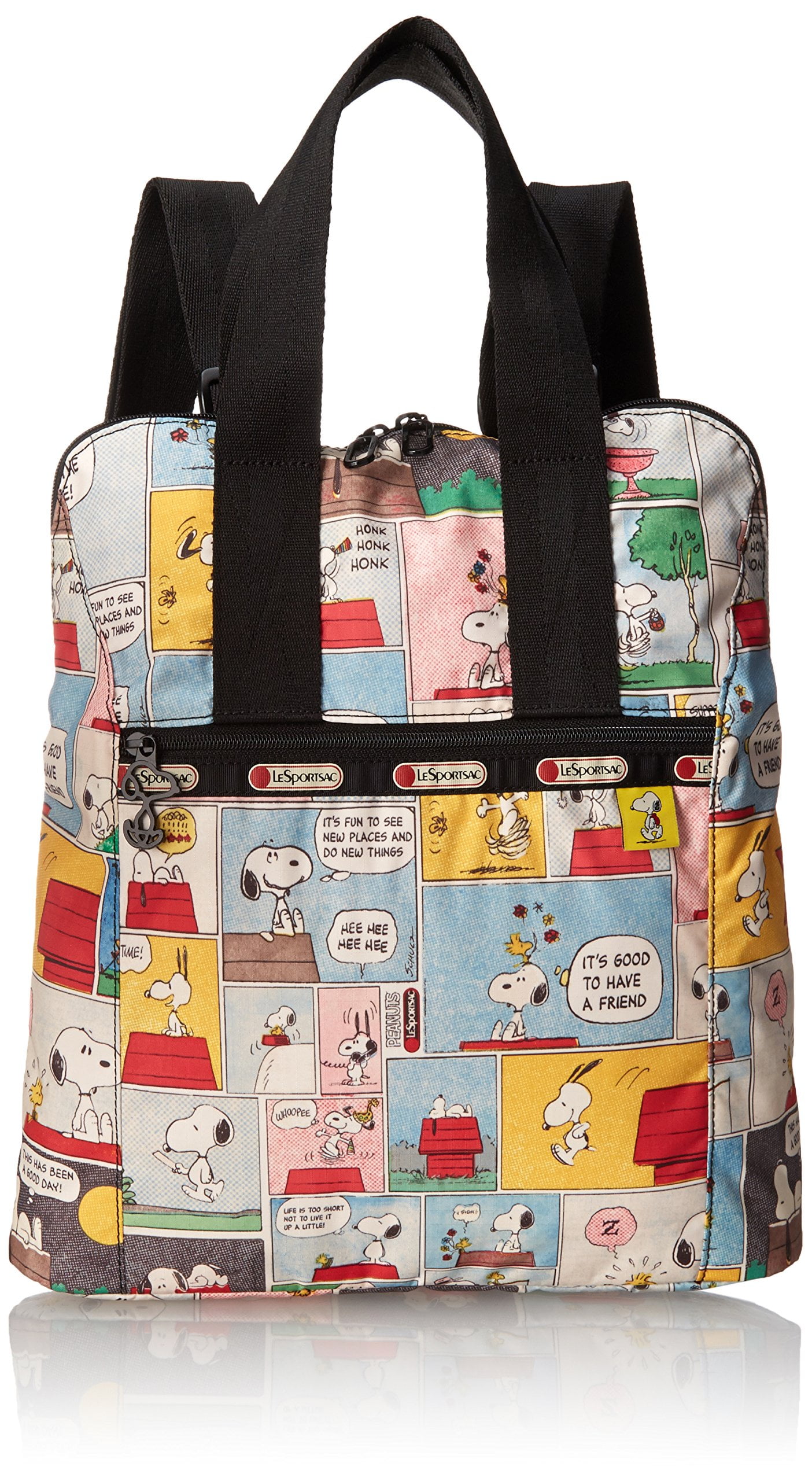 LeSportsac Everyday Backpack (Snoopy Patchwork)