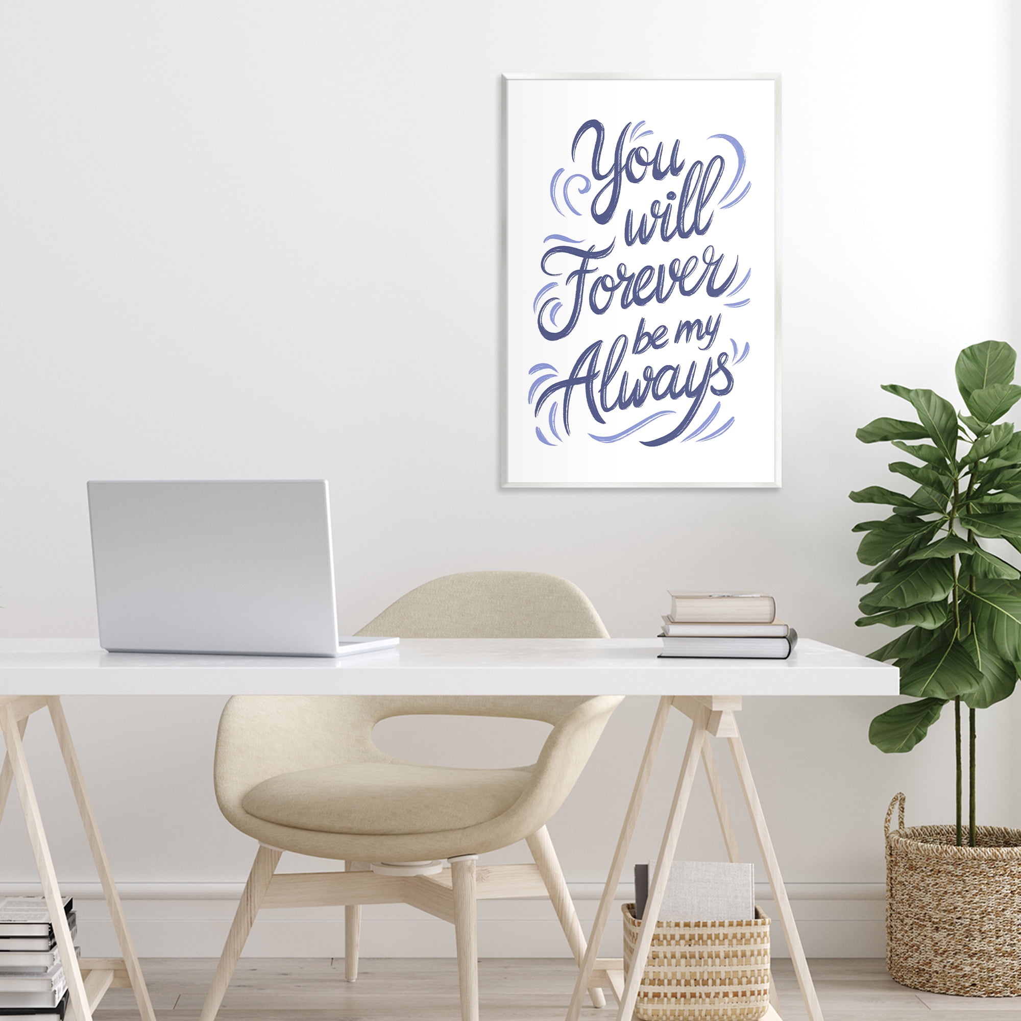 Stupell Industries Forever Be My Always Wall Plaque Art, design by Martina Pavlova