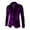Purple, variant on Mens Black Leather Blazer,Men's Suits,Modern Open Slim Fit Button Suit Jacket With Contrast Styling for Business and formal Occasions