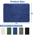 thumbnail image 7 of Nefoso Shag Area Rug, 5ft x 7ft Soft Fluffy Area Rugs for Living Room Bedroom Decor Carpet, Dark Blue, 7 of 7