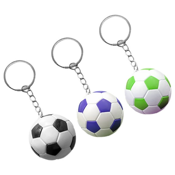 KAJNBN 3Pcs Sport Keychain Soccer Pendant Metal Key Pendant Families Classmates Friends