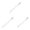 White 3PCS, variant on Long Bar Spoon 12 Inch Mixing Stick For Bartenders And Coffee Drinks Stainless Steel Stirring Stick For And Beverages Plate Mat Set Plate Charger Place Mats for Kitchen Table Set round Dinner Table