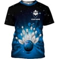 thumbnail image 3 of Personalized Bowling Shirt - Custom Bowling Gift for Women & Men (ZipHoodie, XL), 3 of 9