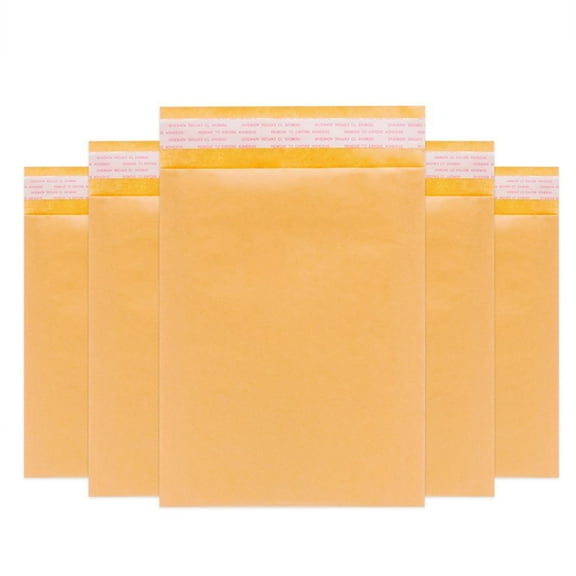 12.5 X 19 100 Pcs Premium Kraft Bubble Cushioned Mailer
