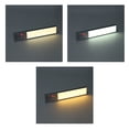 thumbnail image 3 of Luz Para Debajo Del Gabinete, Sensor De Movimiento Súper Fino, Luz De Armario Recargable Regulable De 3 Colores Para Mesita De Noche De Cocina, 3 of 7