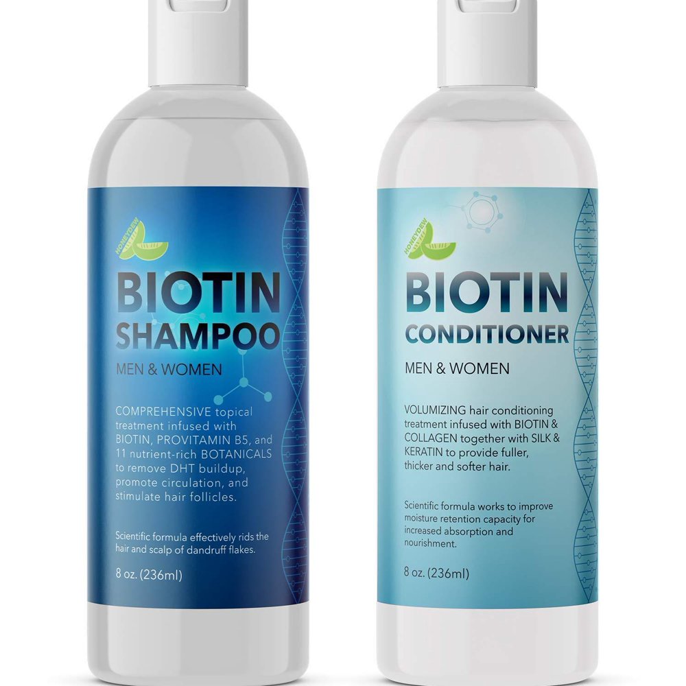 Honeydew Biotin Shampoo and Conditioner Keratin Hair Treatment, 8oz