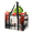 Multicolor 3, variant on Paris Eiffel Tower Pink Rose Reusable Grocery Bags, Foldable Shopping Bags for Groceries with Handles, Large Grocery Tote for Kitchen, Market, Car, Trunk, Picnic
