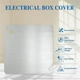 thumbnail image 4 of JIhuahe 4-Piece 4x4 Inch Metal Electrical Box Cover Plate, Corrosion Resistant Steel Blank Junction Box Panel, for Outdoor and Indoor Electrical Enclosures,Silver, 4 of 5