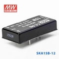 thumbnail image 2 of Mean Well SKA15B-12 DC-DC Converter - 15W - 18~36V in 12V out, 2 of 5