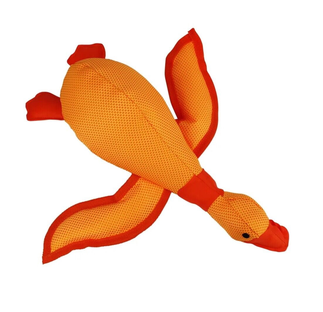 Large Tough Duck Toys for Big Dogs Durable Aggressive Chewer Play Toss Fetch (Full Set - All 4 Toys)