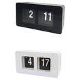 thumbnail image 4 of FNNMNNR Led Retro Flip Clock Classic Style Desk Vintage Clock Battery Operated File Down Page Digital Clocks Ticking Scoreboard Desktop Double Sided for Home Office Dormitory, 4 of 9