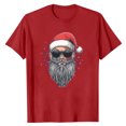 thumbnail image 2 of Tops para hombre, blusas y camisas de manga corta con cuello redondo para hombre, camiseta informal con cuello redondo y estampado para hombre, blusa de manga corta, blusa de poliéster para hombre, 2 of 4