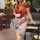 thumbnail image 3 of Easygdp Basketball Shot para Vestido Transpirable de Mujer, Vestido Suelto de Manga Corta con Pliegues y Bolsillos para el Verano, 3 of 6