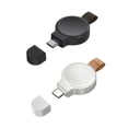 thumbnail image 3 of Cargador inalámbrico magnético portátil USB C para iWatch 7/6/5/4/3/2/1 (negro) WDOplteas  Para estrenar, 3 of 7