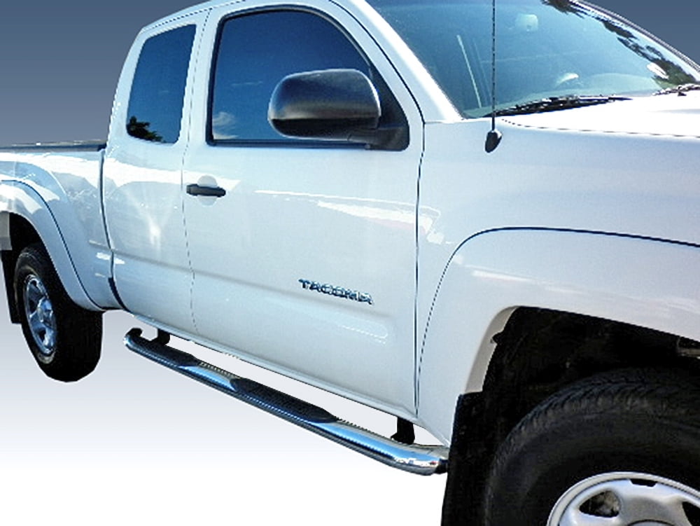 MaxMate 3" Nerf Bars Compatible with 2005-2023 Toyota Tacoma | Access Cab | WB2T31207 | Side Step Rails Running Boards
