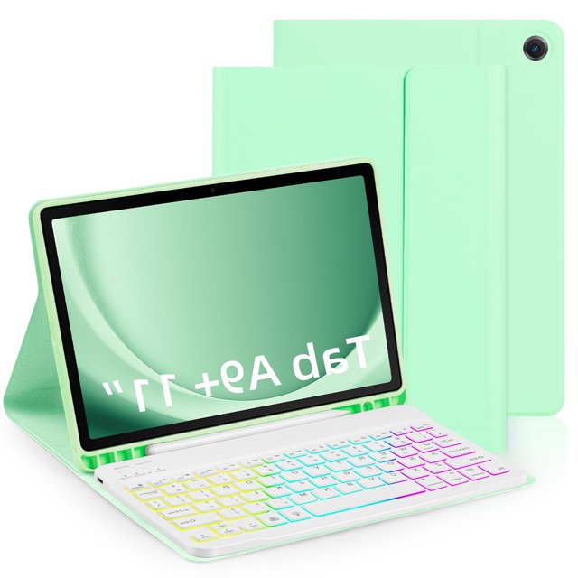 Y para a9 plus 5g Case de Tabletas de Teclado Transforme Su Tableta en una ComputerArA Portátil Con Teclado y Mouse