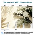 thumbnail image 3 of Peel and Stick Wallpaper Canvas Organic Palm Leaf Composition Serene Setting Modern Art Wall Mural Decor Self Adhesive and Removable 69in x 98in, 3 of 6