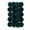 Green, variant on Eolstice Mini Christmas Ball Ornaments, 30 Pcs 1.18 Inch Flocked Velvet Shatterproof, Ribbed Textured Solid, Hanging Loop, Xmas Tree Holiday Decor