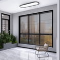 thumbnail image 5 of Garwarm Modern Ceiling Lights, 36W LED Linear Ceiling Lamp,Full Spectrum Long Ceiling Light, 27.6'' Ultra Thin Low Profile Light Fixture for Bedroom Kitchen Closet Hallway, Black/6500K, 5 of 15