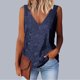 thumbnail image 2 of Camisas de vestir para mujer,Blusa informal sin mangas con lentejuelas para mujer, de poliéster y cuello redondo, ideal para el verano, sopatenor, 2 of 8