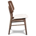 thumbnail image 5 of Drevy -Century Modern Oscar Oval Back Dining Chair, Set of Two, Walnut Brown, 5 of 8