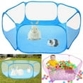 thumbnail image 6 of Dznils Pet Playpen Portable Open Indoor Outdoor Small Animals Cage Tent Fence for Hamster Chinchillas and Guinea Pigs, 6 of 11