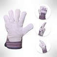 thumbnail image 5 of LP4300-XL-2PK, Leather Palm Work Gloves, Safety Cuff, 2 Pair Value Pack, 5 of 5