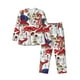thumbnail image 1 of Fotbe Colorful Mushrooms (2) Pijama de Hombre con Estampado de Manga Larga, Conjunto de 2 Piezas, Ropa de Dormir Suave y Cómoda con Bolsillos-Large, 1 of 7