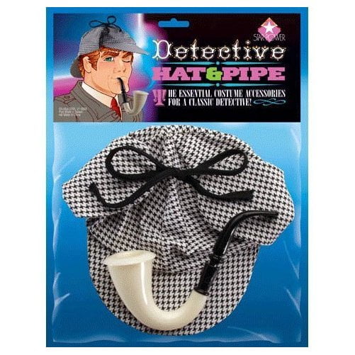Detective Hat and Pipe Hat /& Pipe Set Accessories for the Classic Detective