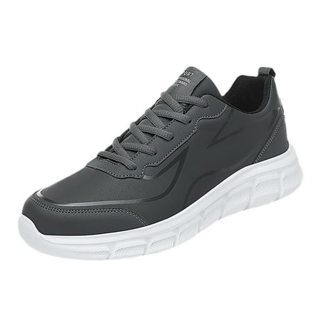

Fsqjgq Mens Running Shoes Size 11 Men s Shoes Lace Up Mens Shoes 501 shoes Outdoor Men Waterproof Mountaineering Casual Sport Shoes Lace Up Solid Color Running Breathable Soft Bottom Shoes Mens Sne