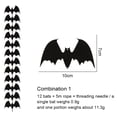 thumbnail image 2 of 2 decoración colgante de Halloween con calavera de murciélago, accesorios de fiesta de terror para habitación, jardín, terror, 2 of 5