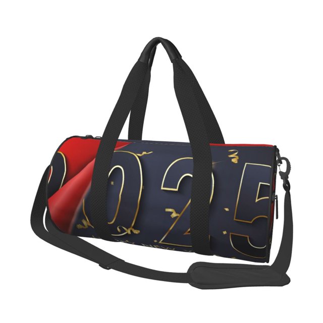 Balery 2025 New Year 2 Bolsa de Gimnasio para Mujeres y Hombres, Bolsa de Viaje Impermeable, Bolsa de Fin de Semana con Compartimento para Zapatos y Bolsillo Húmedo