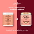 thumbnail image 6 of (2 pack) SheaMoisture Curl Enhancing Smoothie Hair Cream for Thick, Curly Hair Coconut and Hibiscus Sulfate Free and Paraben Free Curl Cream, 20 oz, 6 of 15