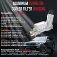 thumbnail image 2 of Adaptador de Housing del Filtro del Enfriador de Aceite para Jeep 3.6L, 2 of 8