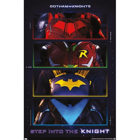 DC Comics Gotham Knights - Chest Emblems Wall Poster, 22.375" x 34"